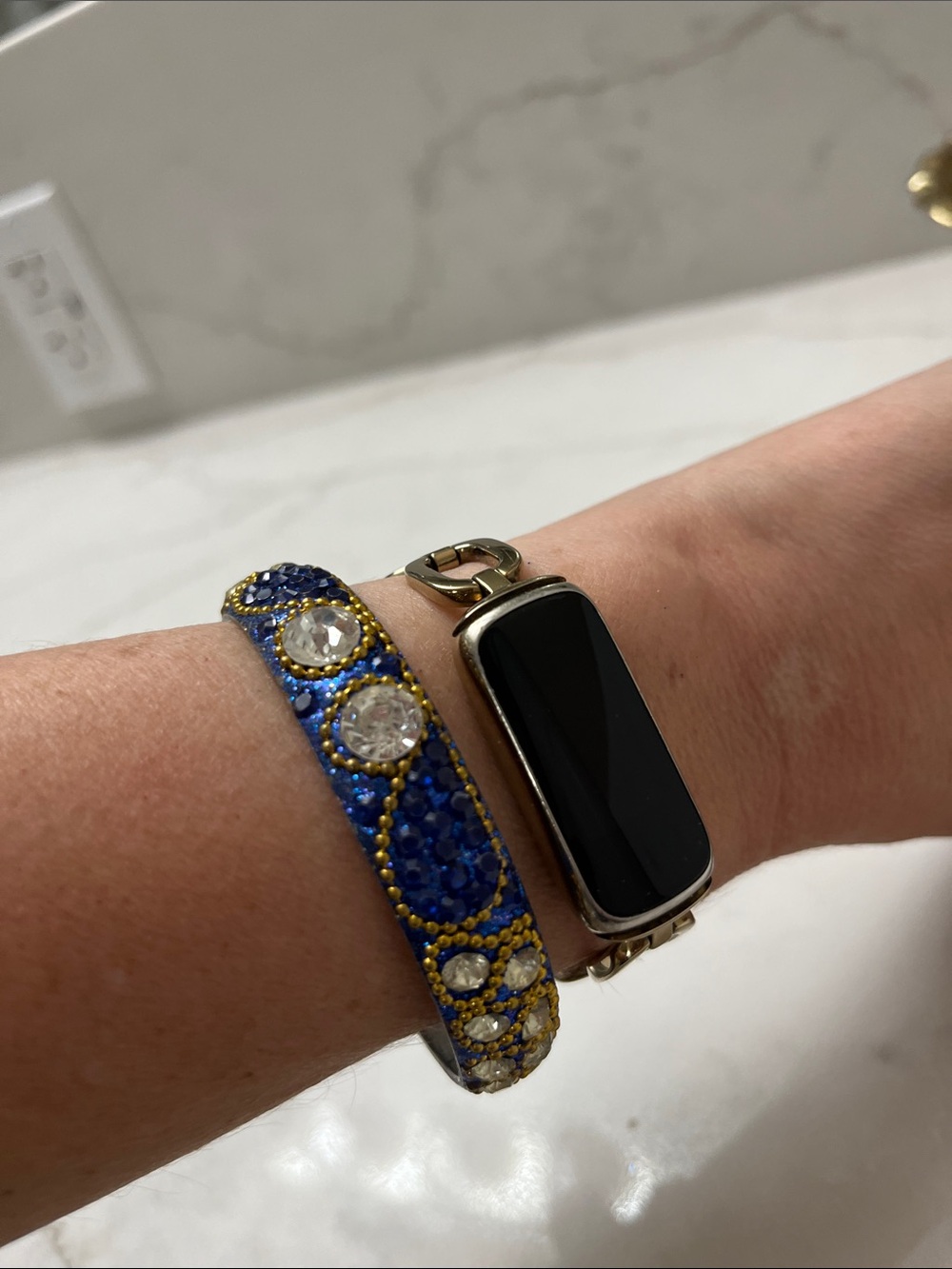Royal Blue Bangle Bracelet